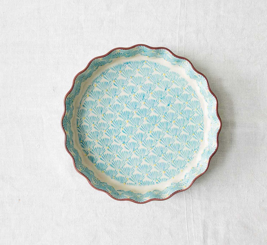 Maison Tranquillo | Plat Tarte Bleu 22 Cm