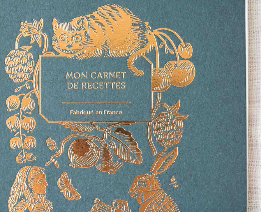 Papeterie Les Editions du Paon | Carnet De Recettes Wonderland