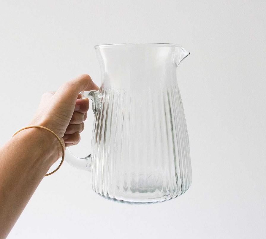 Maison Madam Stoltz | Carafe En Verre Stri