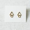 Bijoux Minikho | Boucles D'Oreilles Triangle