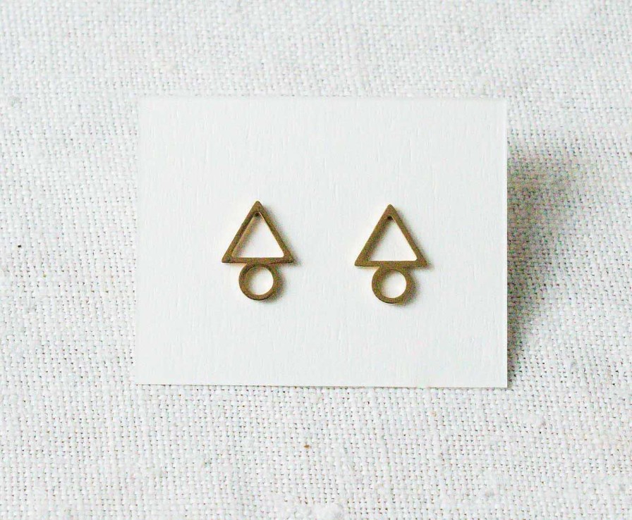 Bijoux Minikho | Boucles D'Oreilles Triangle