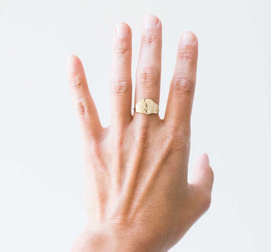 Bijoux Nadja Carlotti | Bague Ginkgo