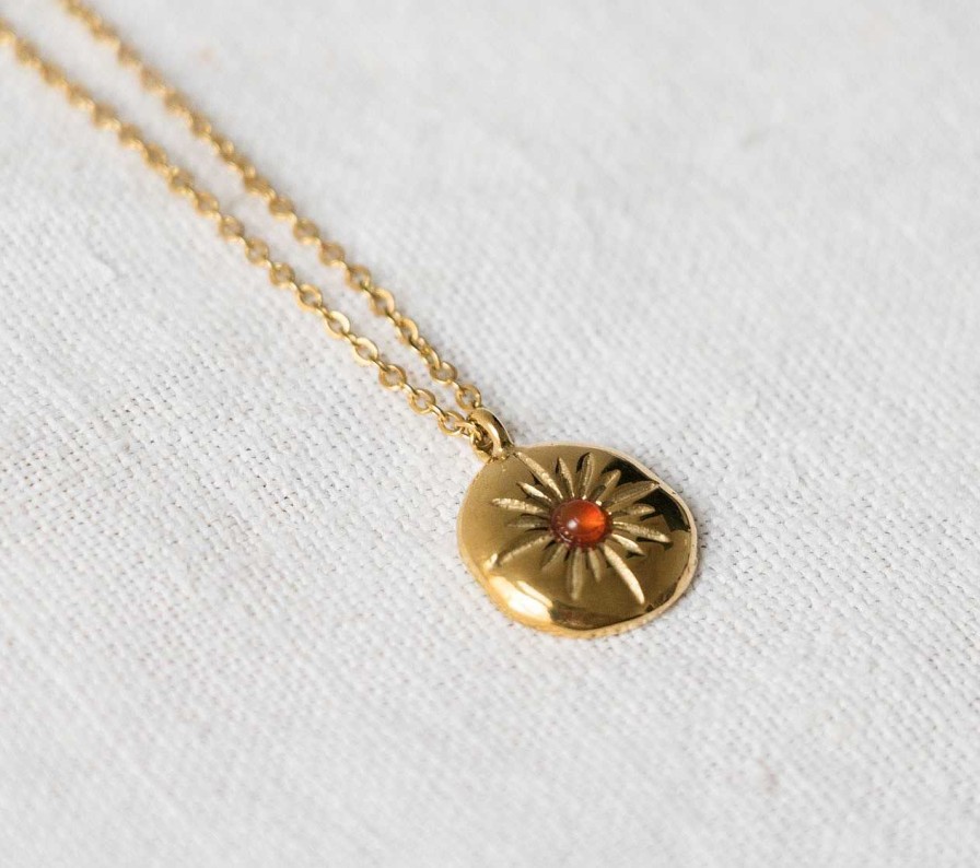 Bijoux Minikho | Collier Meda Rouge