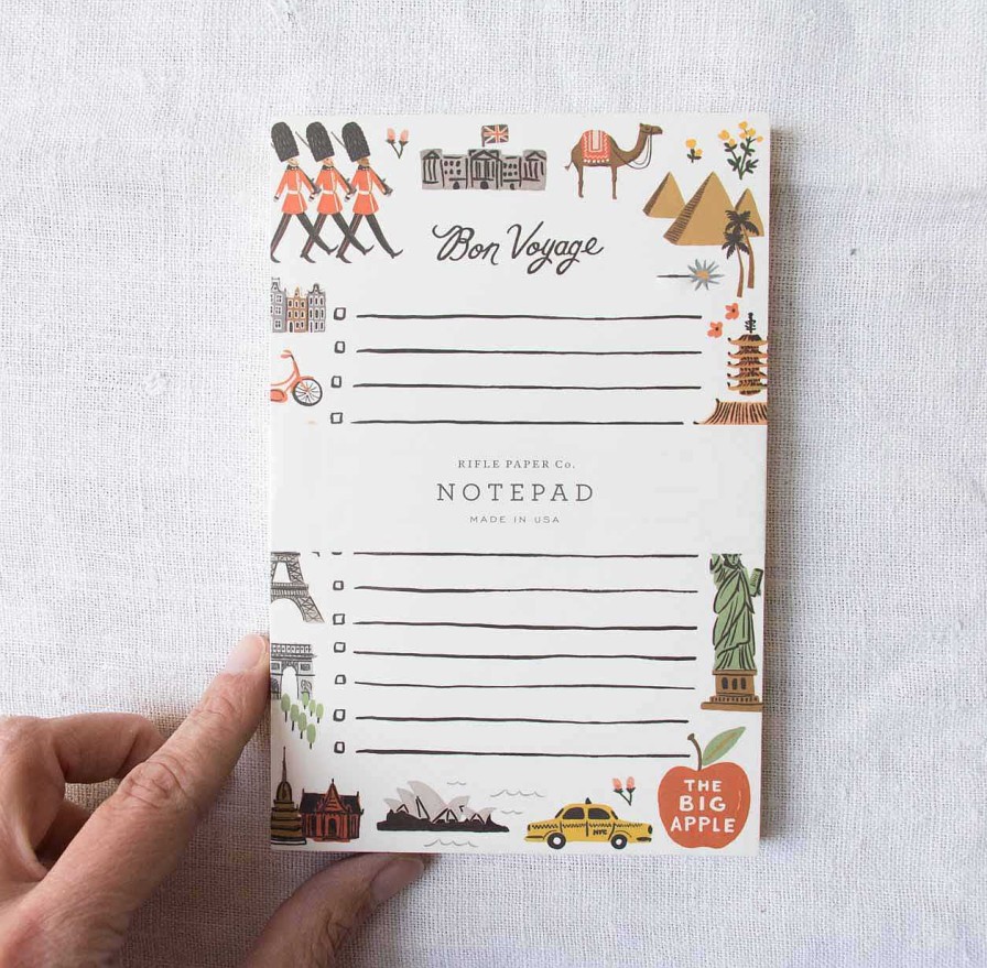 Papeterie Rifle Paper Co | Bloc-Notes Bon Voyage