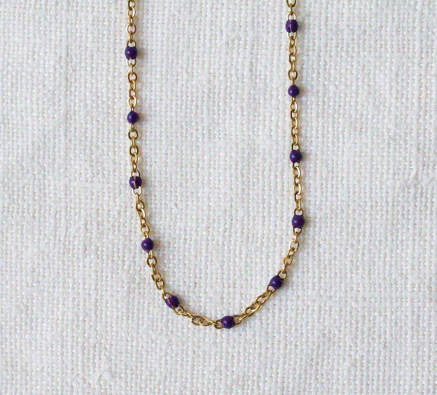 Bijoux Minikho | Collier Pios Indigo