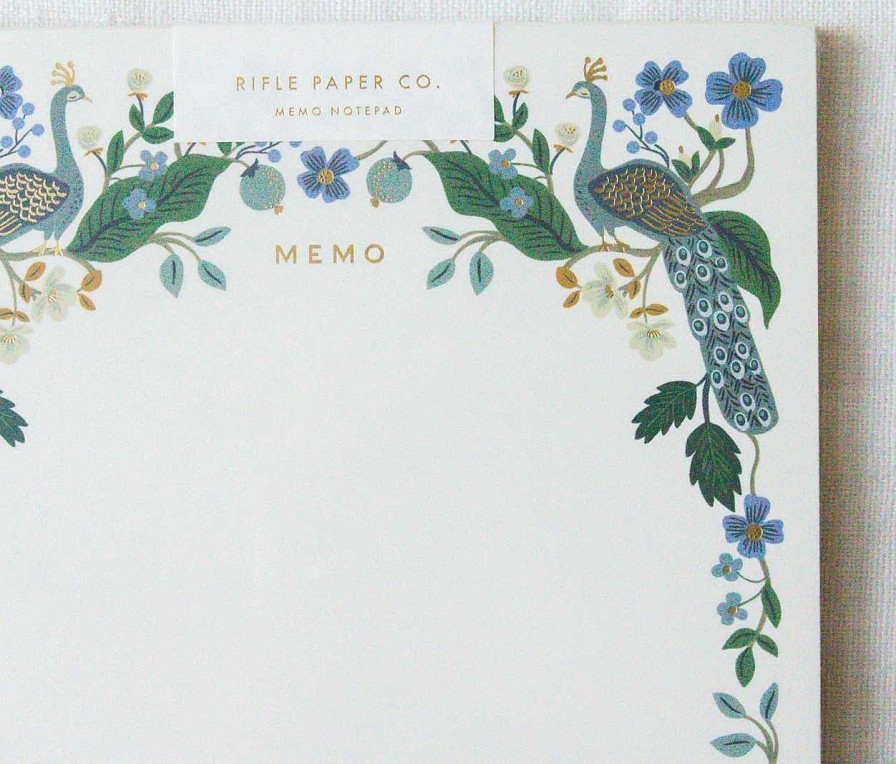 Papeterie Rifle Paper Co | Bloc-Notes Peacock