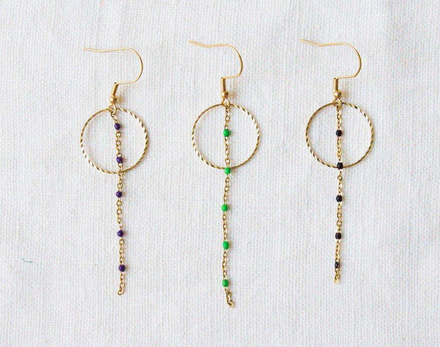 Bijoux Minikho | Boucles D'Oreilles Coco Cercle