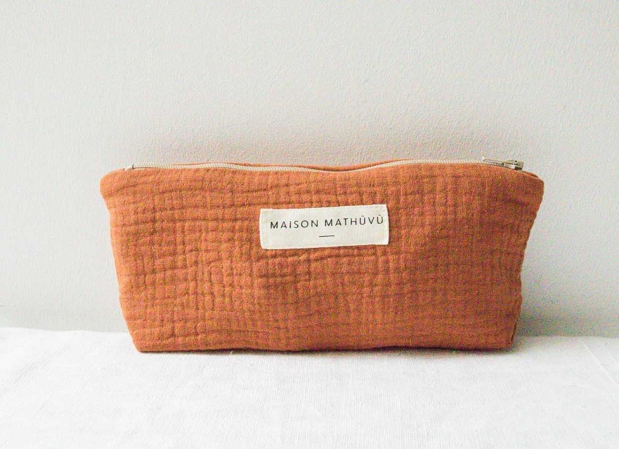 Art De Vivre Maison Mathûvû | Trousse Crayons Camel