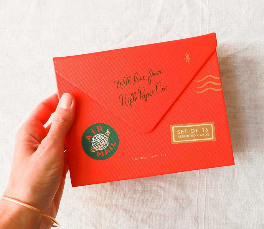 Papeterie Rifle Paper Co | Bo Te De Cartes Holiday Wishes