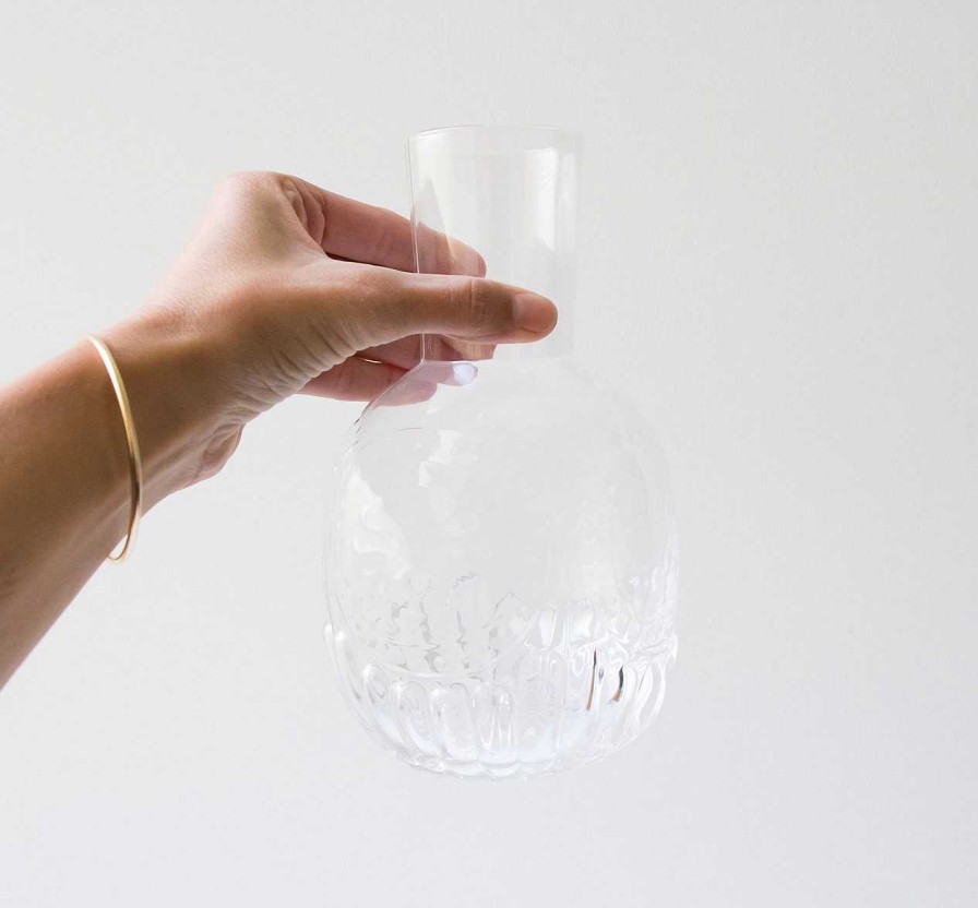 Maison Bloomingville | Carafe En Verre Sebas