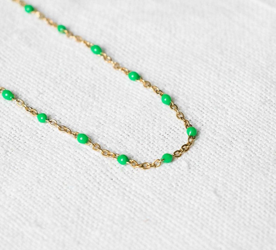 Bijoux Minikho | Collier Pios Vert