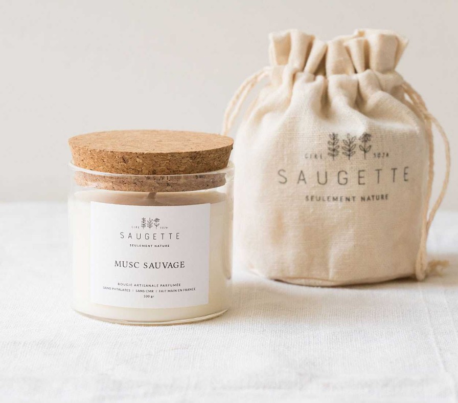 Maison Saugette | Bougie Musc Sauvage