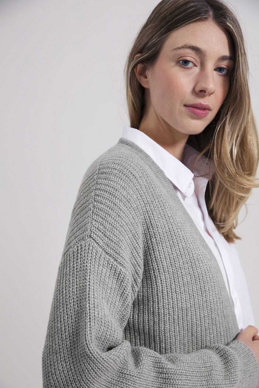 Art De Vivre Rifò | Cardigan Margherita Gris