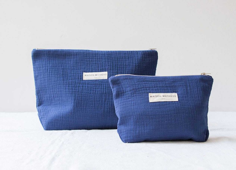 Art De Vivre Maison Mathûvû | Pochette Bleue