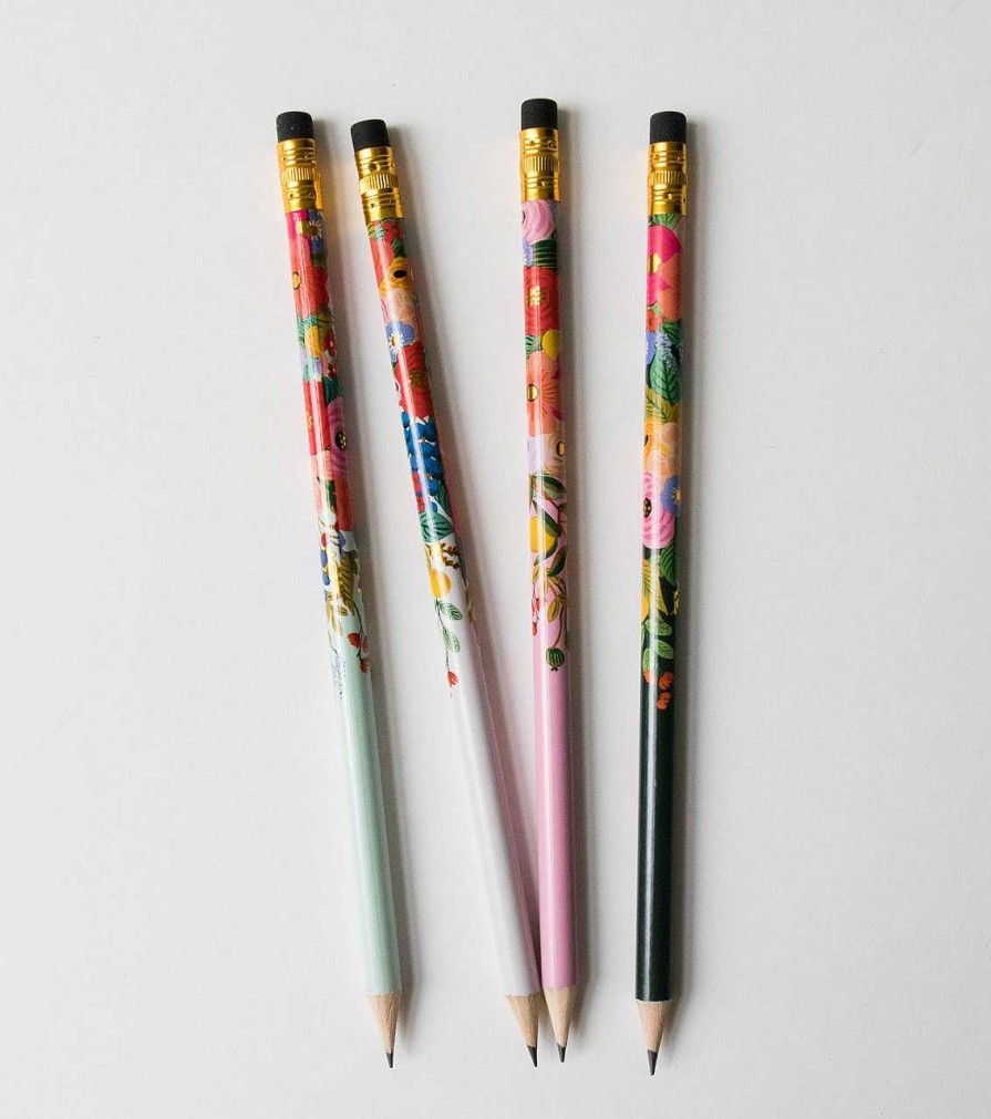 Papeterie Rifle Paper Co | Set De 4 Crayons Papier