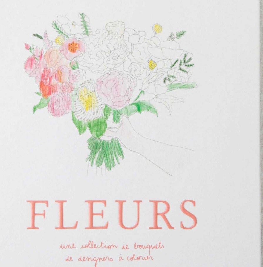 Papeterie Zoé de Las Cases | Livre De Coloriage Fleurs