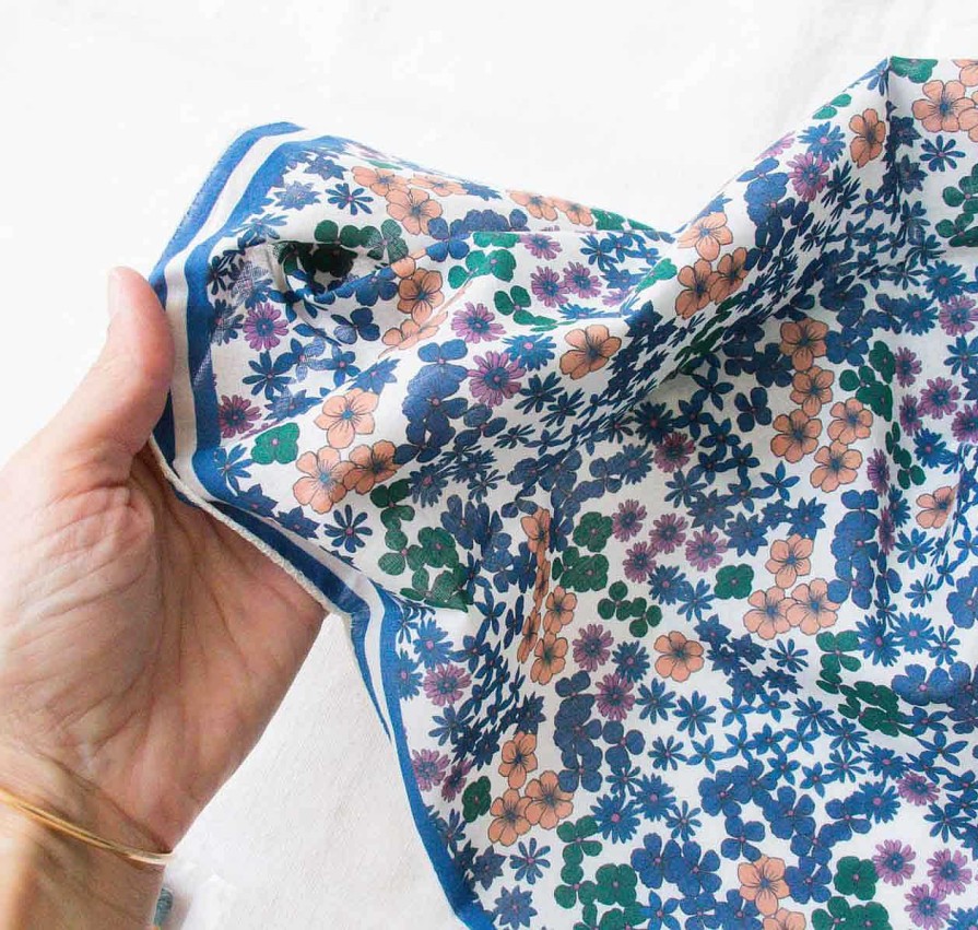 Art De Vivre Gabrielle Paris | Foulard Flower Azur