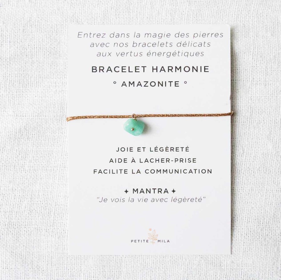 Bijoux Petite Mila | Bracelet Harmonie Amazonite