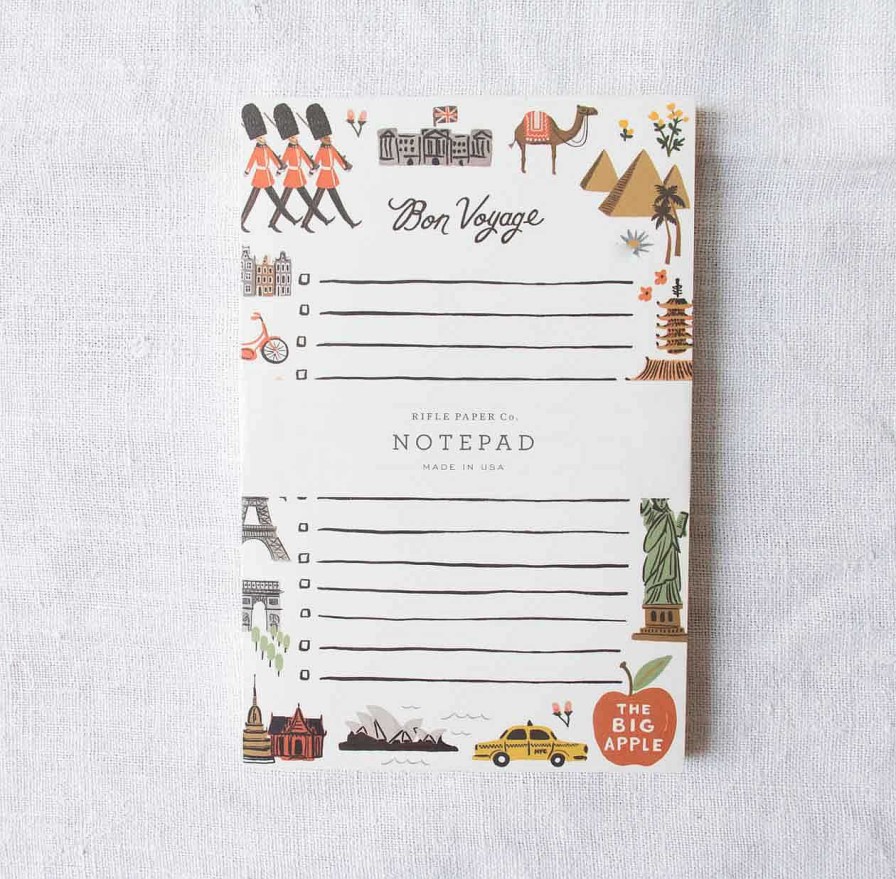 Papeterie Rifle Paper Co | Bloc-Notes Bon Voyage