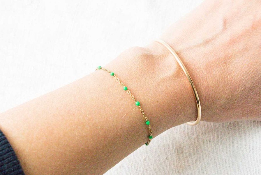 Bijoux Minikho | Bracelet Char Vert