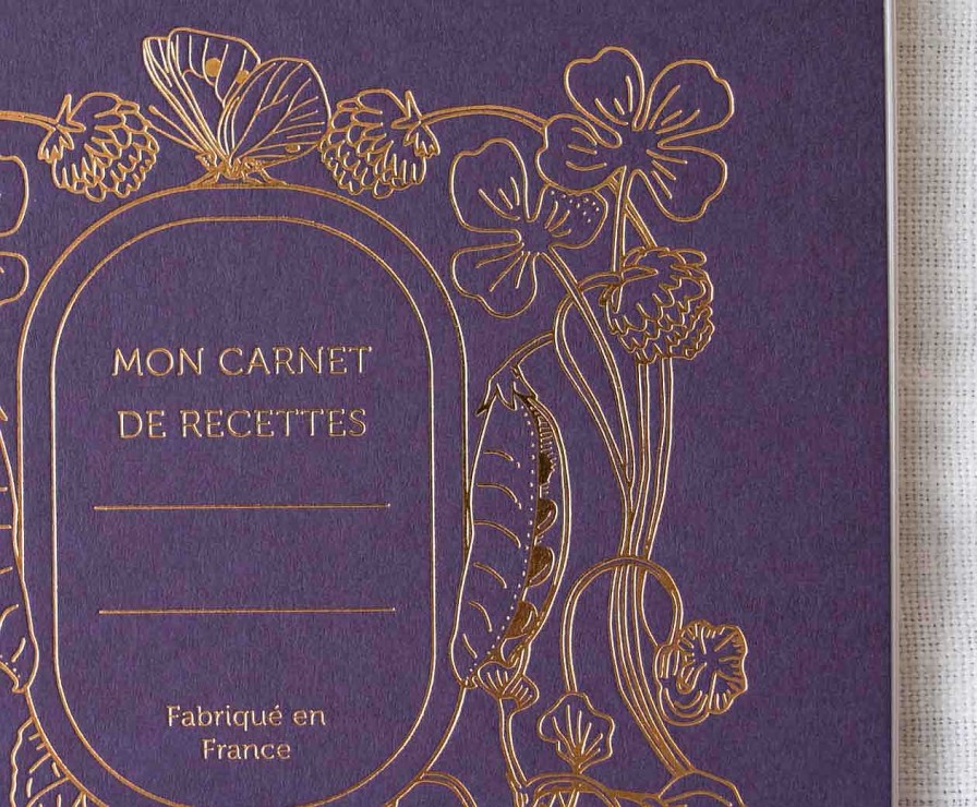 Papeterie Les Editions du Paon | Carnet De Recettes Fraises