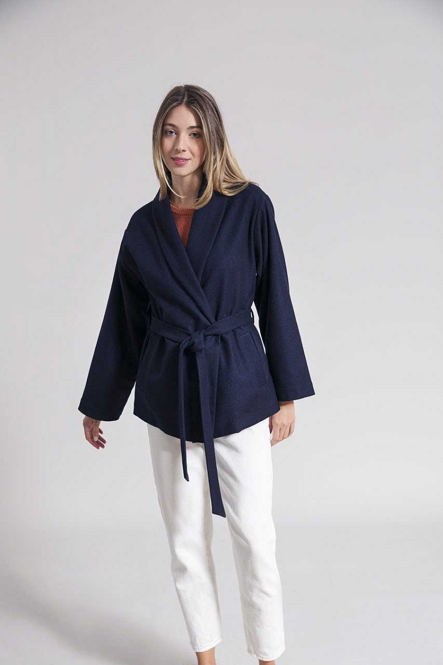 Art De Vivre Rifo | Veste Kimono Ginko Marine