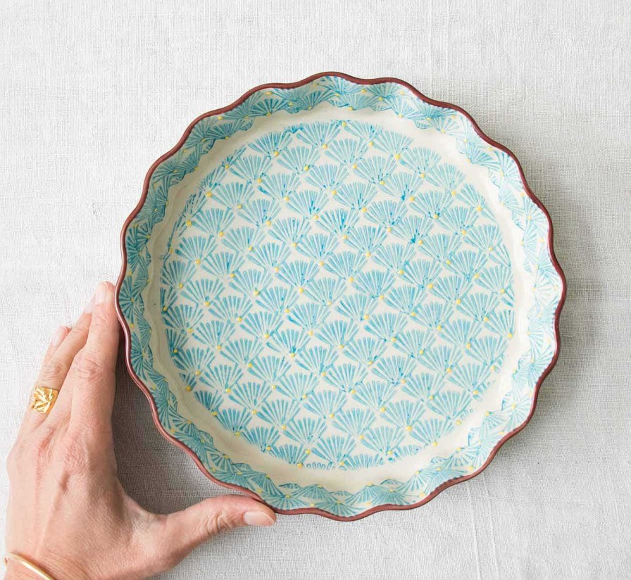 Maison Tranquillo | Plat Tarte Bleu 22 Cm